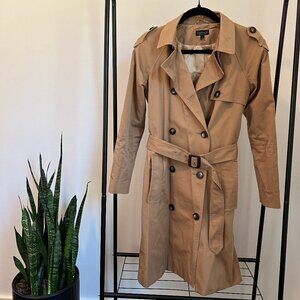 TOPSHOP Camel Trench Coat